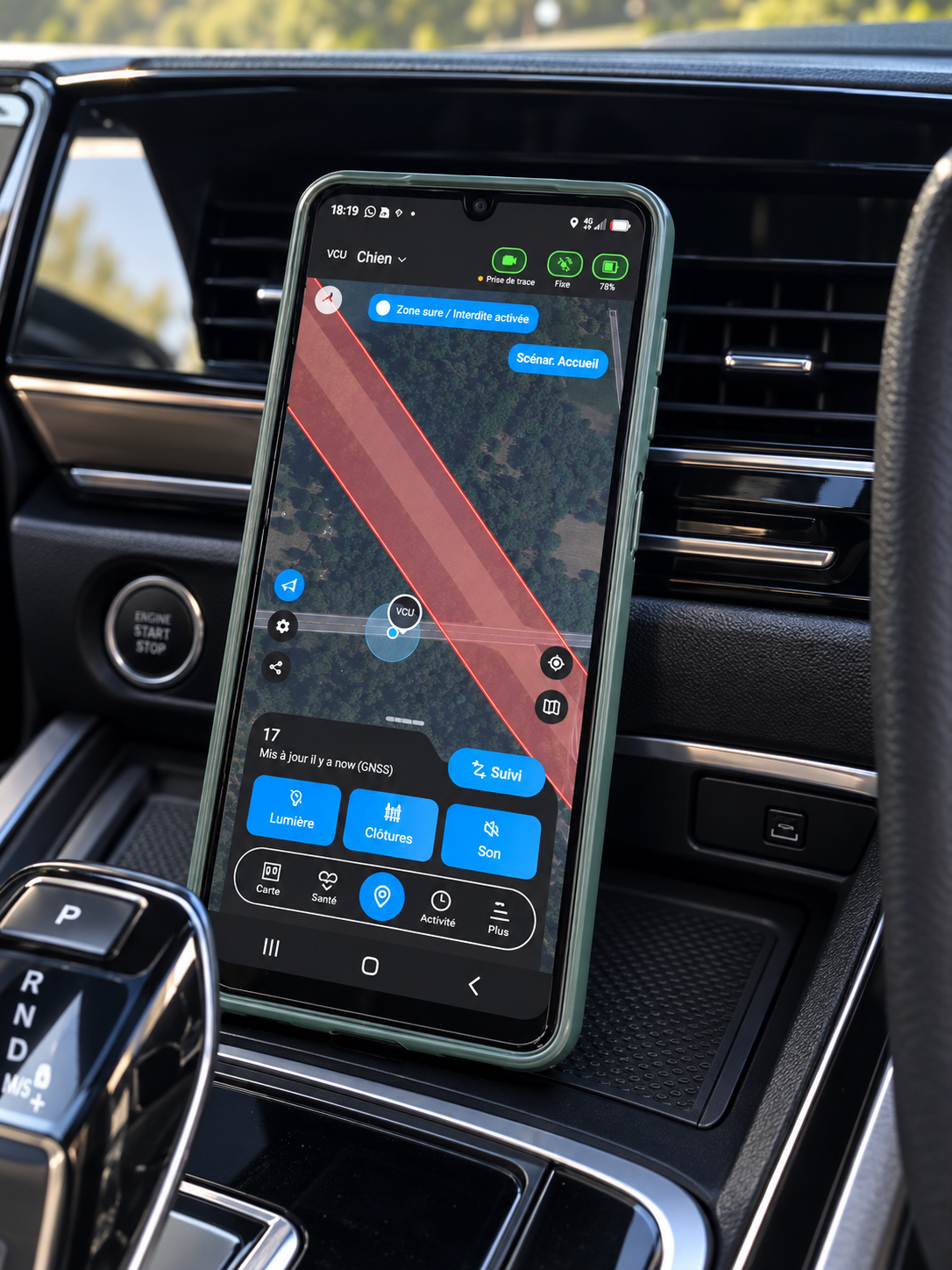 GPS χάρτης με απαγορευμένη ζώνη στο RoG Area IV