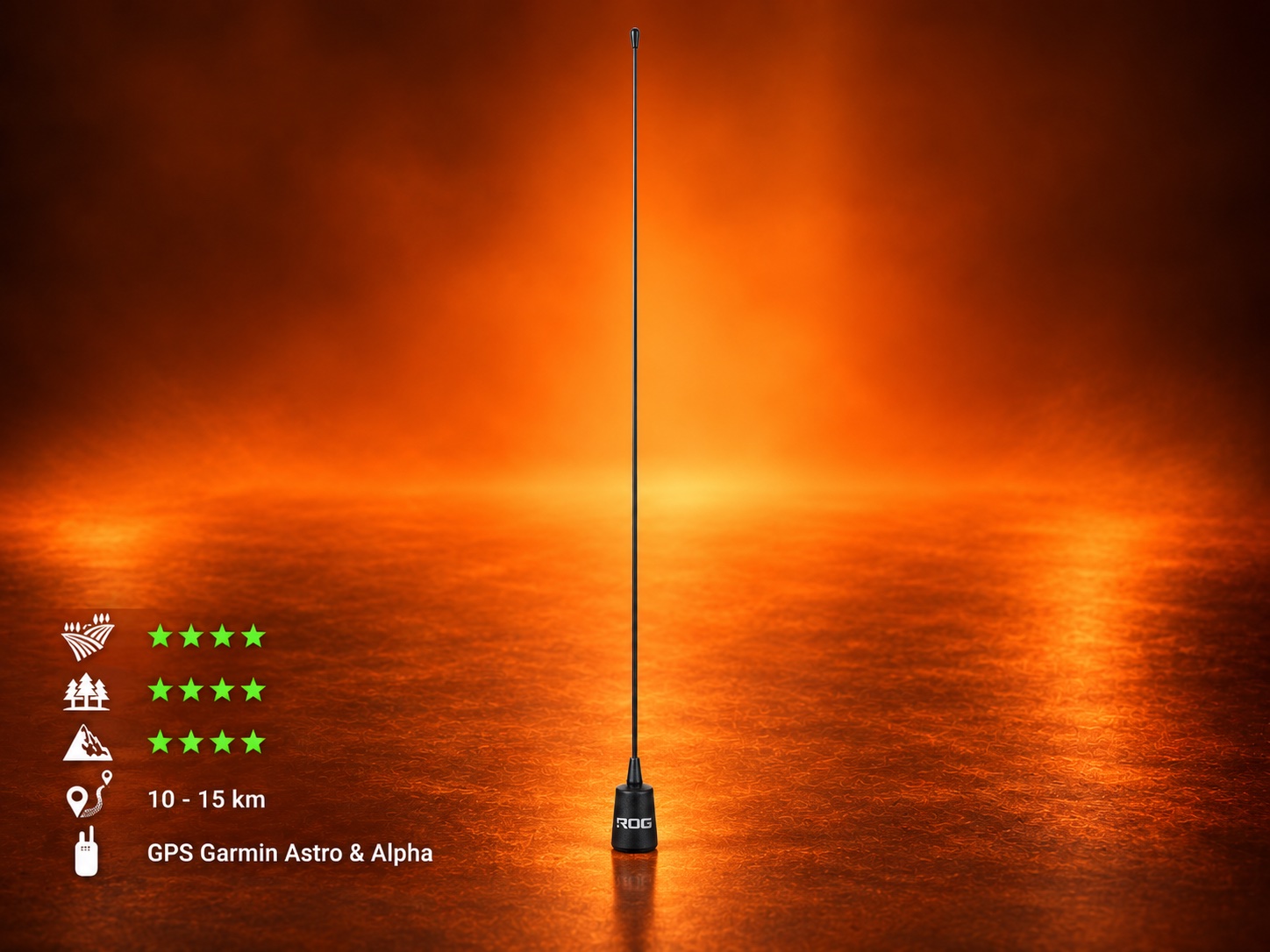 Tige Antenne 125cm Black Edition