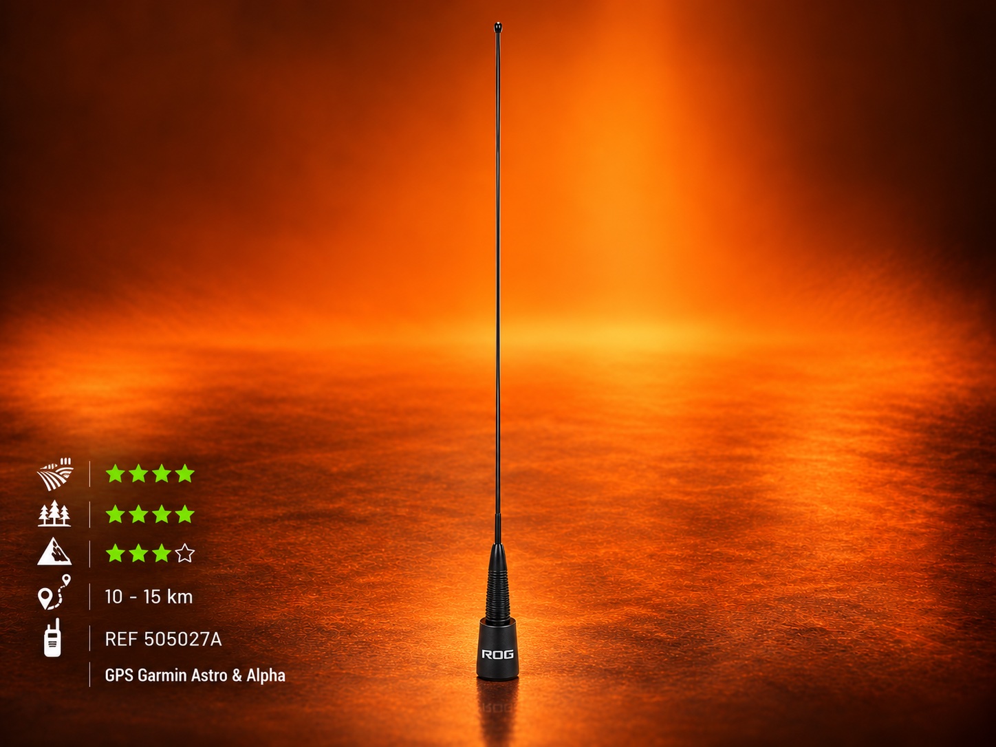 Tige Antenne Flex 80cm Black Edition
