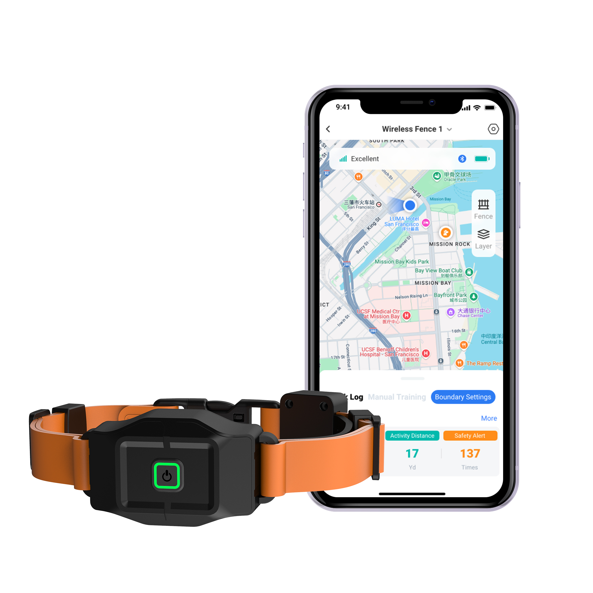 Collier GPS RoG Max 4G — Suivi, Dressage & Clôture Virtuelle — vignette 4