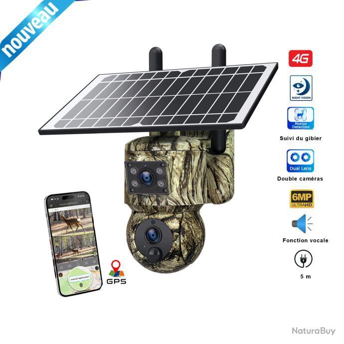 Caméra de Chasse 360° GPS 4G RoG V2 – Double Objectif