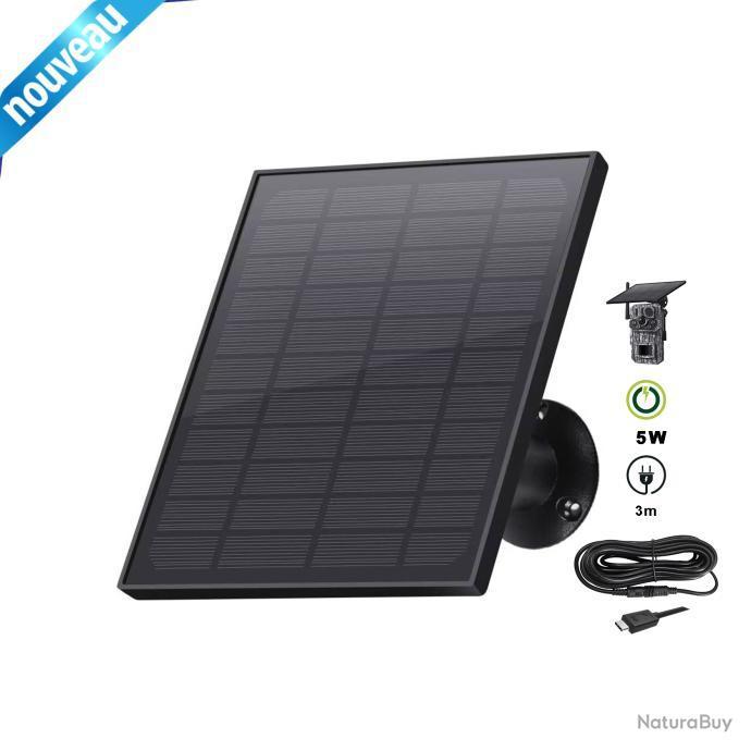 Panneau Solaire 6W pour Caméra de Chasse RoG 360-GPS