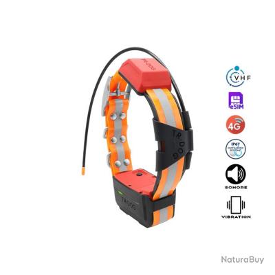 Collier GPS TR DOG V2 – Suivi Chien Chasse VHF + 4G