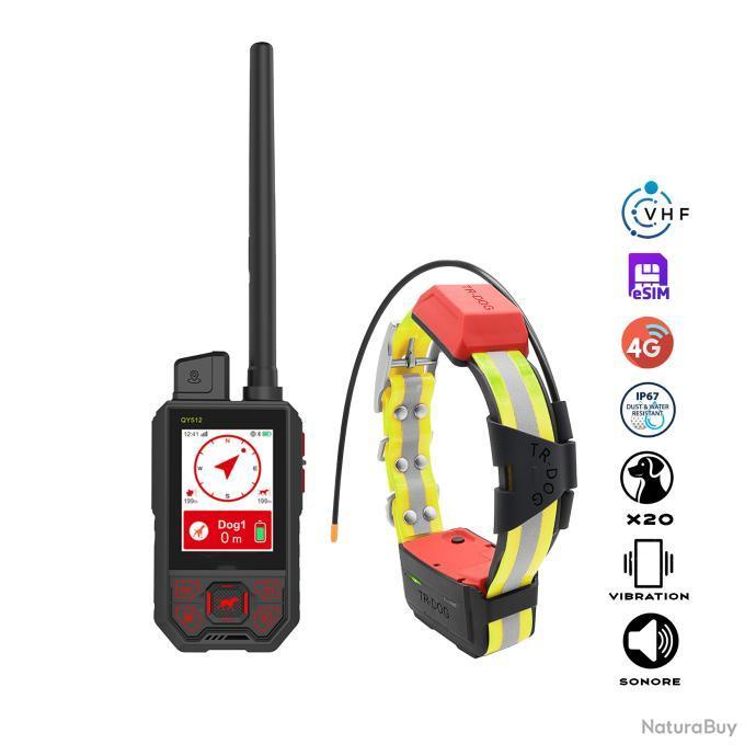 Pack GPS Chasse TR DOG V2 + Collier TR DOG V2 – Kit Complet