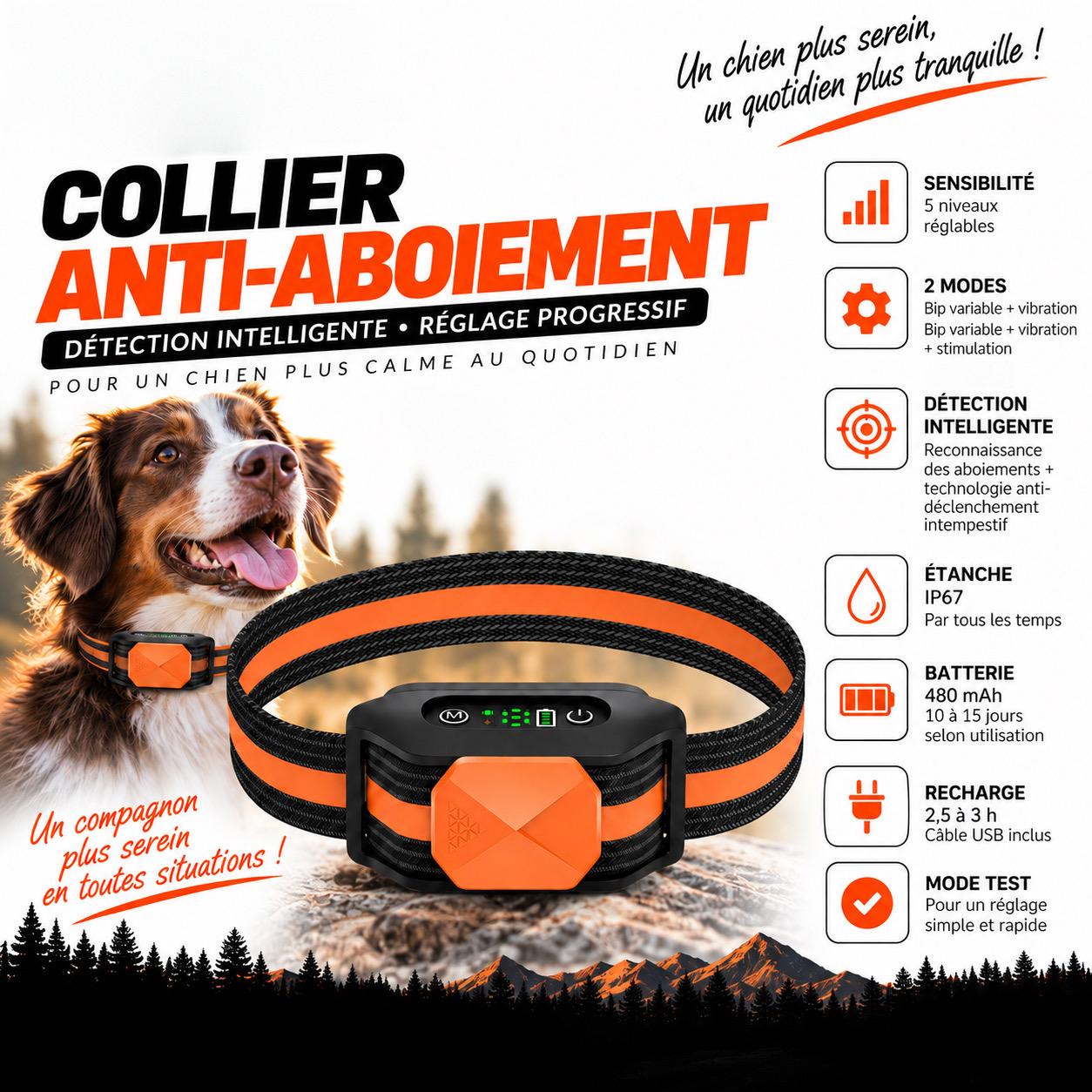 Collier Anti-Aboiement i-RoG