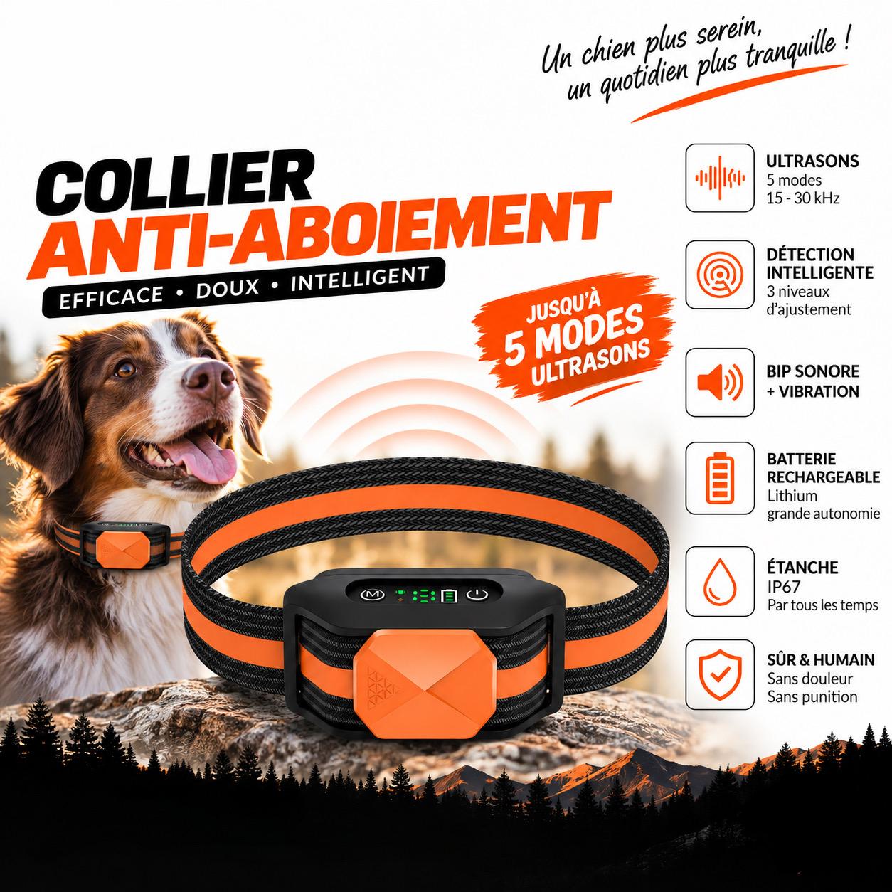 Collier Anti-Aboiement i-RoG