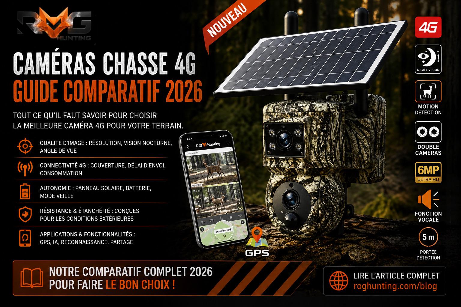 Caméras de chasse 4G : le guide comparatif 2026