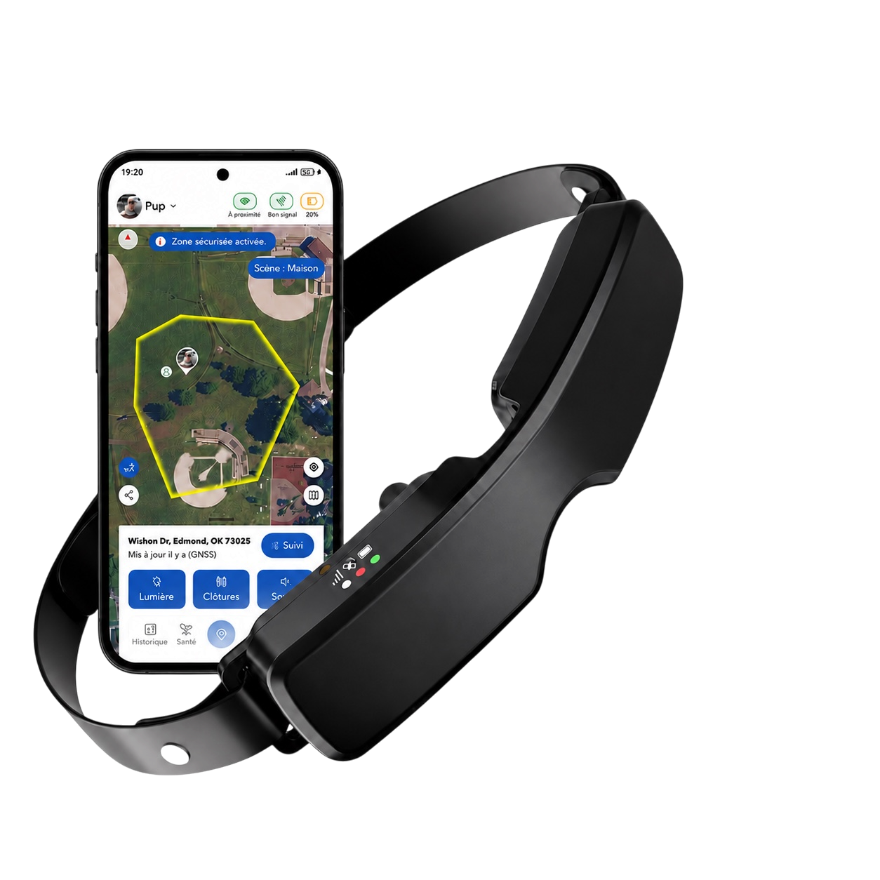 Collier GPS anti-fugue RoG Area IV